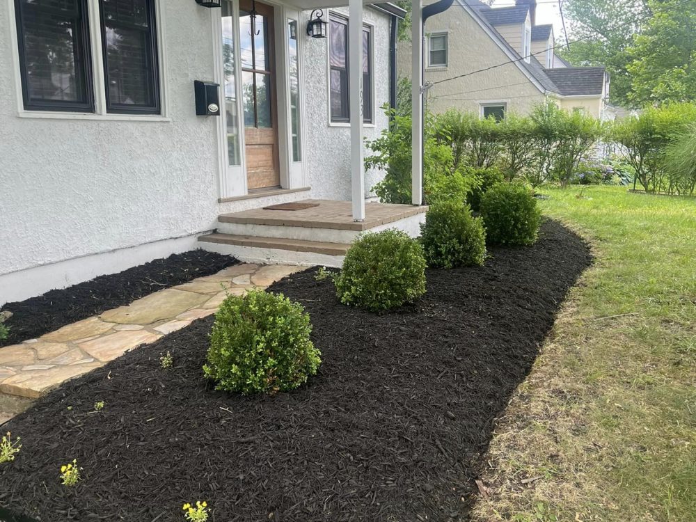 mulching done to home in Winchester